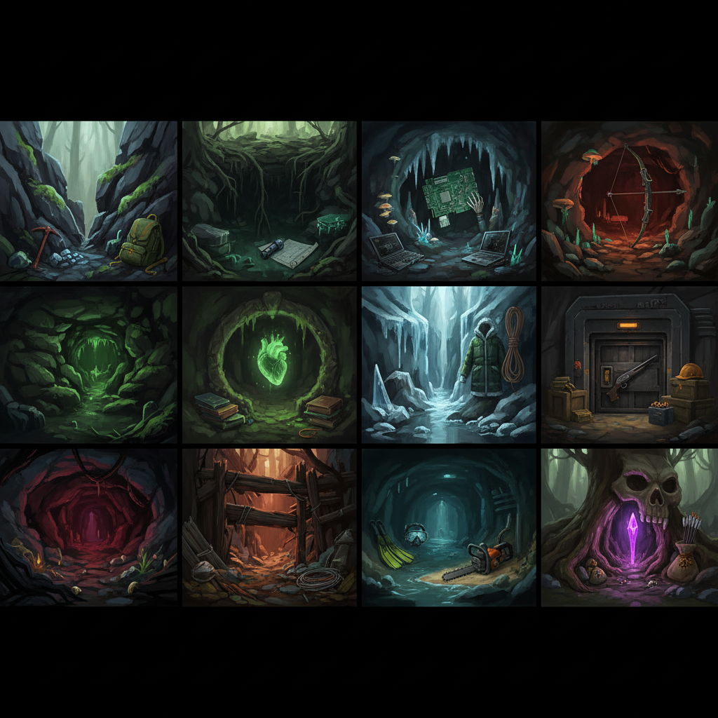 All 10 Cave Entrances and Their Loot in Sons of the Forest