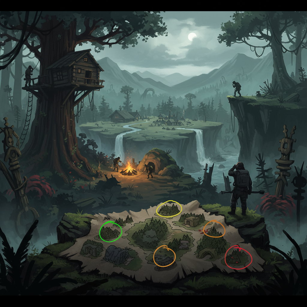 Sons of the Forest Best Base Locations Tier List