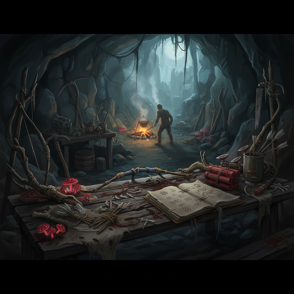 Sons of the Forest Crafting Recipes List