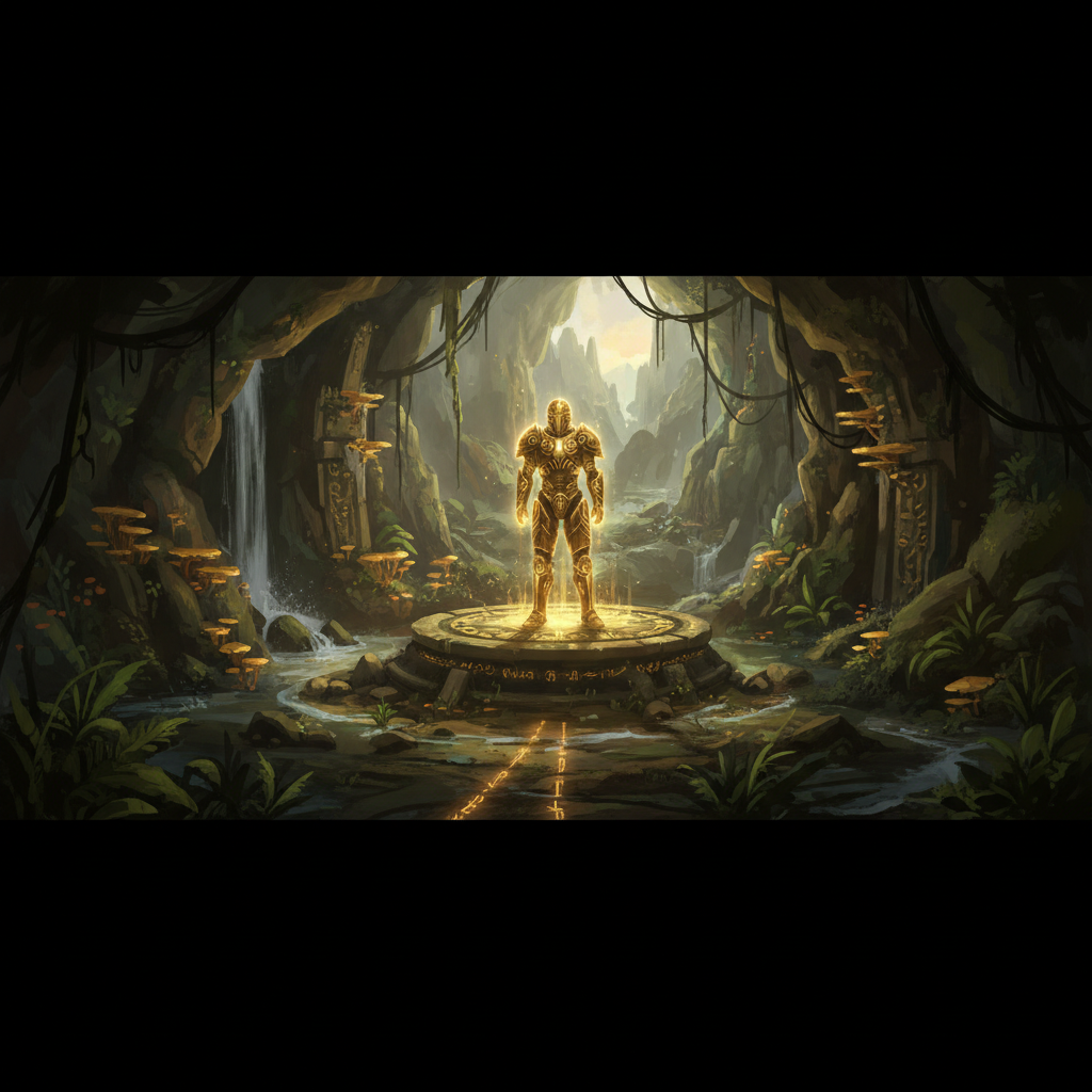 Sons of the Forest Golden Armor Location Guide