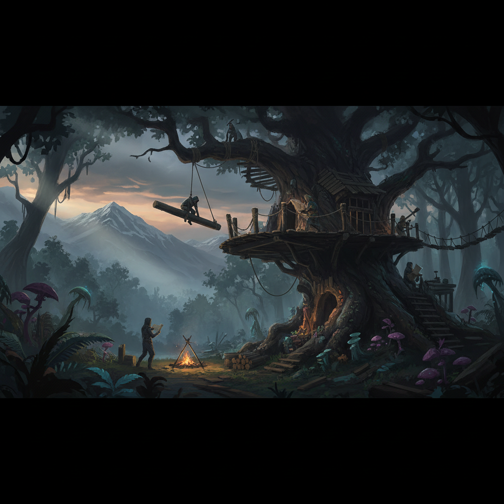 How to Build a Treehouse in Sons of the Forest