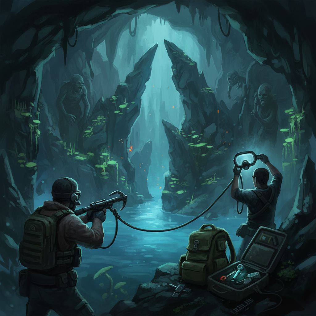 How to Get the Rebreather and Rope Gun Early in Sons of the Forest